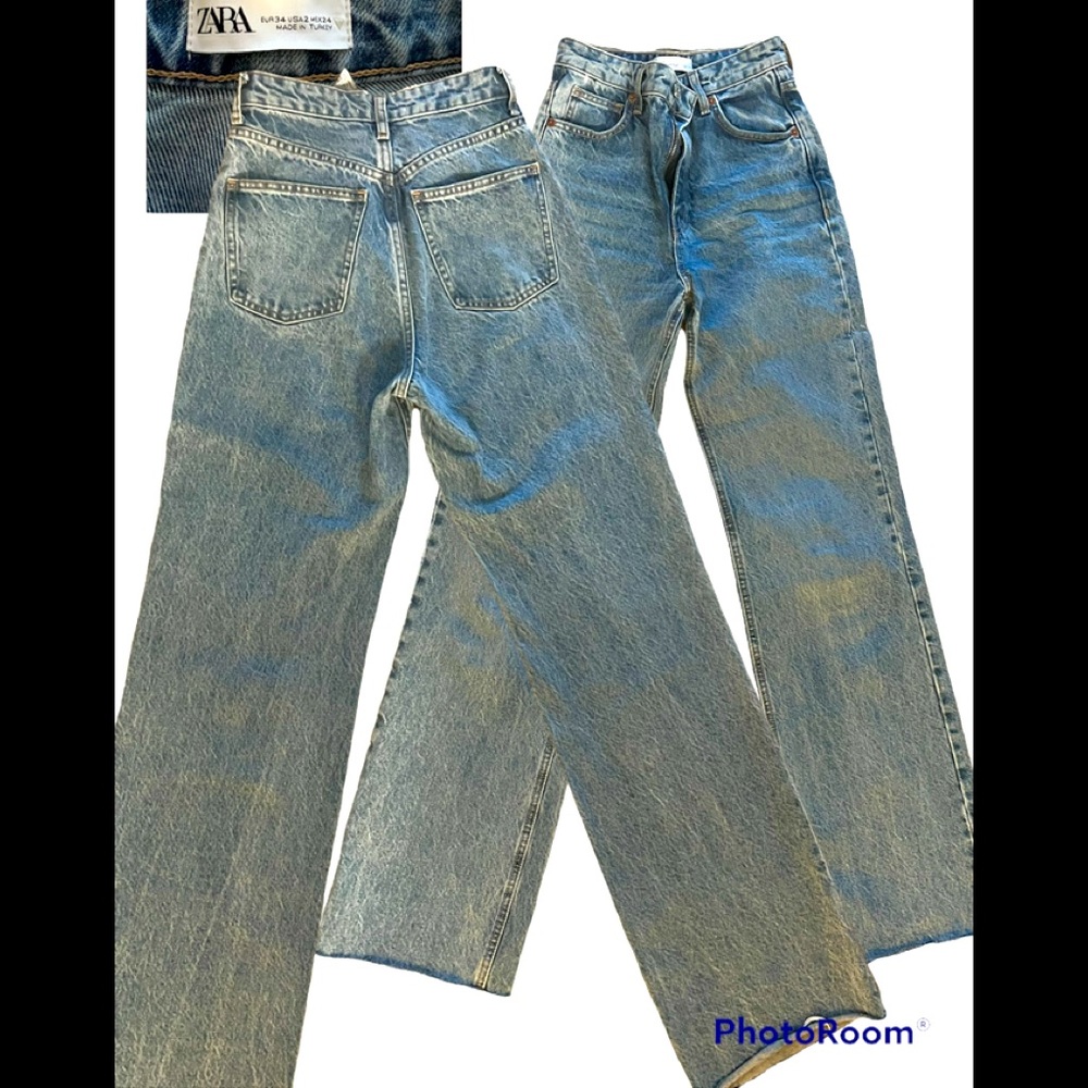 Zara wide leg jeans,  size 2